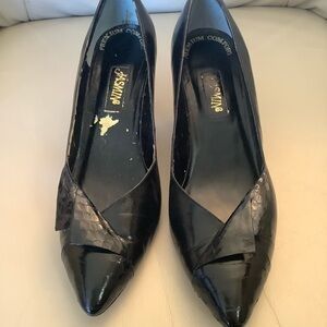 💜3 for $30 Black Crocodile Leather Stylish Pumps